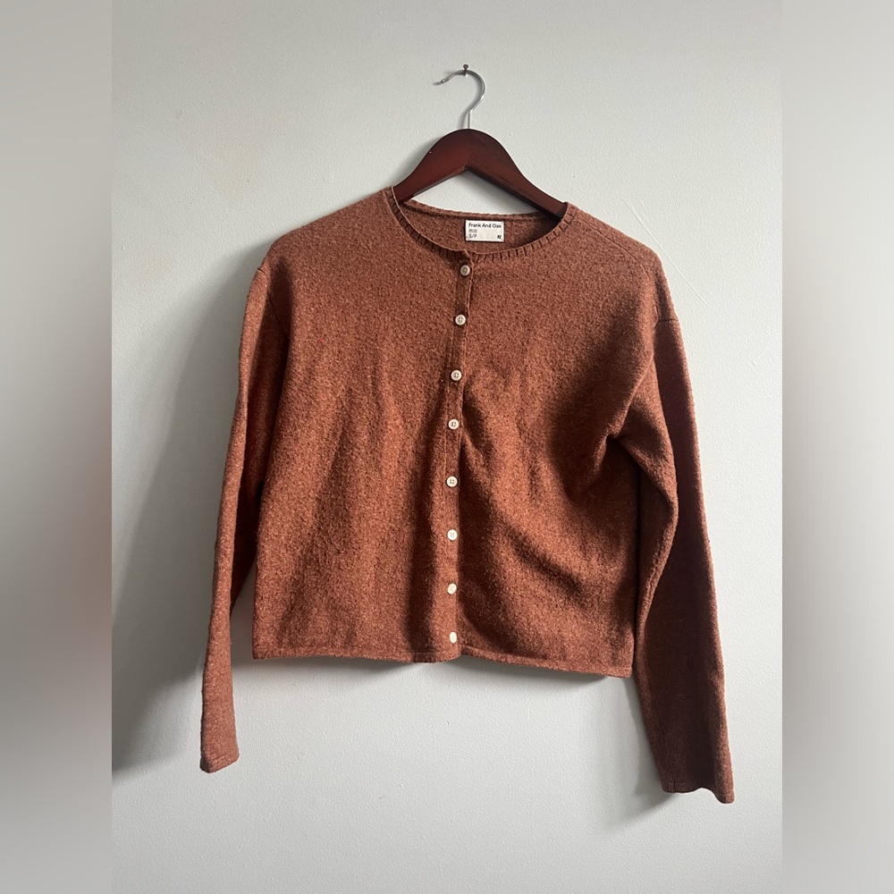 Frank and Oak Women’s Brown Cardigan